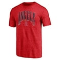 thumbnail image 2 of Men's Red California Angels Line Corps Tri-Blend T-Shirt, 2 of 3
