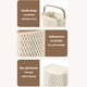 thumbnail image 4 of Bewildely Cesto de plástico grande con ruedas para ropa sucia, resistente, sin huecos, con cesta para ropa sucia, ruedas, estructura resistente Almacenamiento y organización del hogar, 4 of 4