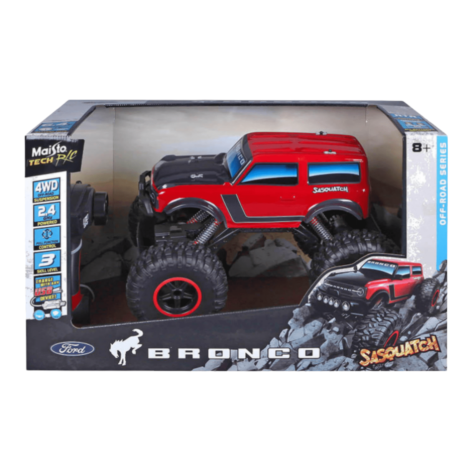 Ford Bronco Sasquatch 4x4 1:10 Scale Remote Control Vehicle - Walmart.com