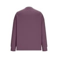 thumbnail image 5 of ICHUANYI Women's V Neck Solid Tops Casual Long Sleeve Pullover Fashion Solid Color Long-sleeved V-neck Pullover Top, 5 of 8