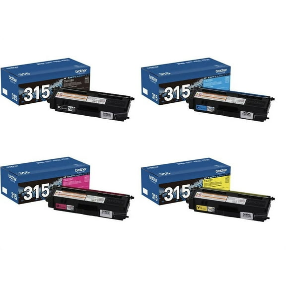 Brother TN315 4-Color High Yield Toner Cartridge Set