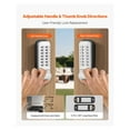 thumbnail image 4 of Keyless Entry Door Lock Mechanical Door Lock Mechanical Keypad Door Knob Single-Side Keyless Lock ,Keyless Entry Deadbolt, 4 of 6