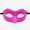 Hot Pink, variant on Face Mask for Men,Venetian Style Half Face Metallic Glossy Party Accessory for Dress Up