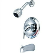 Accent P-2360T Single Handle Tub & Shower Trim Set - Chrome