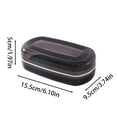 thumbnail image 3 of TIELUTT Soap with Lid Soap Double Soap Travel Portable Drain Storage Dormitory Soap Rack Towel Racks for Bathroom Bath Towels Set Bathroom Organizers And Storage Towel Rack Wall Mounted Bathroom Decor, 3 of 8