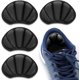 thumbnail image 1 of 2 Pairs Shoe Heel Grip Insoles Women's Shoes Self Adhesive Floor Mats Men Thick Insoles Back Insoles (black), 1 of 5