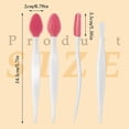 thumbnail image 4 of 10 Pcs Lip Scrub Brush Double-Sided Silicone Exfoliating Tool Mini Soft \u200bLip Brush Cleaner for Men Women lightening dark lips Smoother Fuller Lip Appearance, 4 of 5