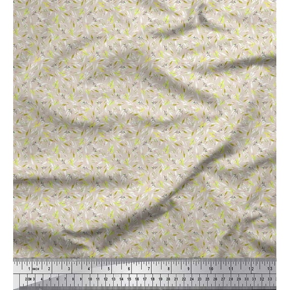 Soimoi Cotton Poplin Fabric Floral Shirting Printed Fabric 1 Yard 56 Inch Wide