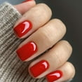 thumbnail image 7 of dianhelloya Square Fake Nails Natural-Looking Perfect Fit Seamless Cuticle Lines Gentle on Nail Beds Fake Nail Lady Supply Pink, 7 of 7