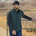thumbnail image 5 of Free Country Men's Brick Fleece Adventure Vest Evergreen XXL, 5 of 5
