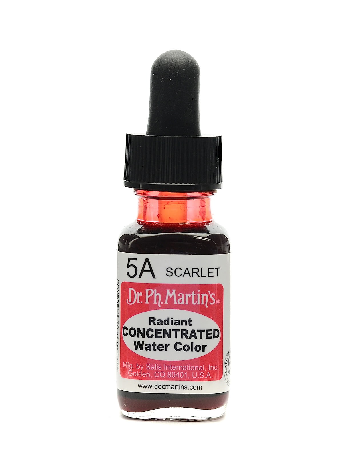 Radiant Concentrated Watercolors scarlet, 1/2 oz. (pack of 3)