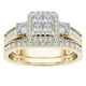 thumbnail image 1 of Moda Pareja Anillos Clásico Anillo chapado en oro con incrustaciones de circonio Anillos de joyería, 1 of 2
