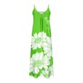 thumbnail image 3 of Vestido de Verano Casual de las Mujeres, Impresión Plegada Casual de Verano, Vestido de Cuello en V sin Mangas de Camis, 3 of 8