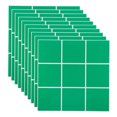 thumbnail image 1 of Uxcell 20 piezas de azulejos autoadhesivos 11.8"x11.8" PVC para cocina y baño, verde/blanco, 1 of 7