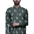 thumbnail image 3 of Atasi Kurta Pyjama de Fête pour Hommes, Col Mandarin, Ensemble Ethnique Imprimé Kurta, 3 of 3