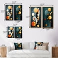 thumbnail image 4 of Designart "Vintage Retro Circular Minimalism II" Modern Geometric Wall Art Set Of 2 - Modern Yellow Gallery Wall Set For Home Decor, 4 of 6
