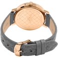 thumbnail image 3 of Women's 462.01 Audrey Quartz Quilted Swarovski Crystal Grey Watch with Quilted Leather Band, 3 of 3