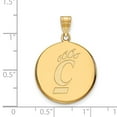 thumbnail image 2 of Solid 10k Yellow Gold University of Cincinnati Large Pendant (20mm x 29mm), 2 of 2