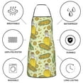 thumbnail image 6 of Disketp Corn And Corn Oil Kitchen Apron with adjustable Aprons for Women with Pockets Cooking Powder Pink Apron, 6 of 7