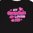 thumbnail image 4 of Inktastic My Grandma Loves Me with Hearts and Kiss Boys or Girls Long Sleeve Toddler T-Shirt, 4 of 5