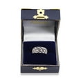 thumbnail image 4 of Ladies Pave Set Filigree Diamond Ring 14k White Gold 0.10ct, 4 of 4