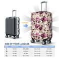 thumbnail image 5 of Haiem Rose Flowers Luggage Cover Printed Suitcase Covers for Luggage Elastic Washable Suitcase Protector Fits 18-32 Inch Luggage-Large, 5 of 8