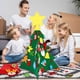 thumbnail image 1 of DIY Felt Christmas Tree Kids Toys For Children Kindergarten Crafts Snowman Educational Toy Decoration Best Gift For Children heqiyong LED, 1 of 2