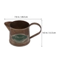 thumbnail image 2 of 1pc Retro Iron Flowerpot Home Plants Holder Simple Desktop Decor Light Brown, 2 of 8