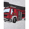 thumbnail image 6 of WIBACKER Toddler Boys Pajamas Short Sets Fire Truck Cotton 2 Piece Pjs Sleepwear Summer Clothes Kids Jammies 2-9Y, 6 of 9