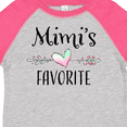 thumbnail image 4 of Inktastic Mimi's Favorite Heart Grandchild Boys or Girls Toddler T-Shirt, 4 of 5