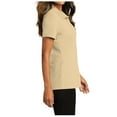 thumbnail image 3 of Womens Short Sleeve Easy Care SuperPro React Polo Shirt Wheat M, 3 of 5