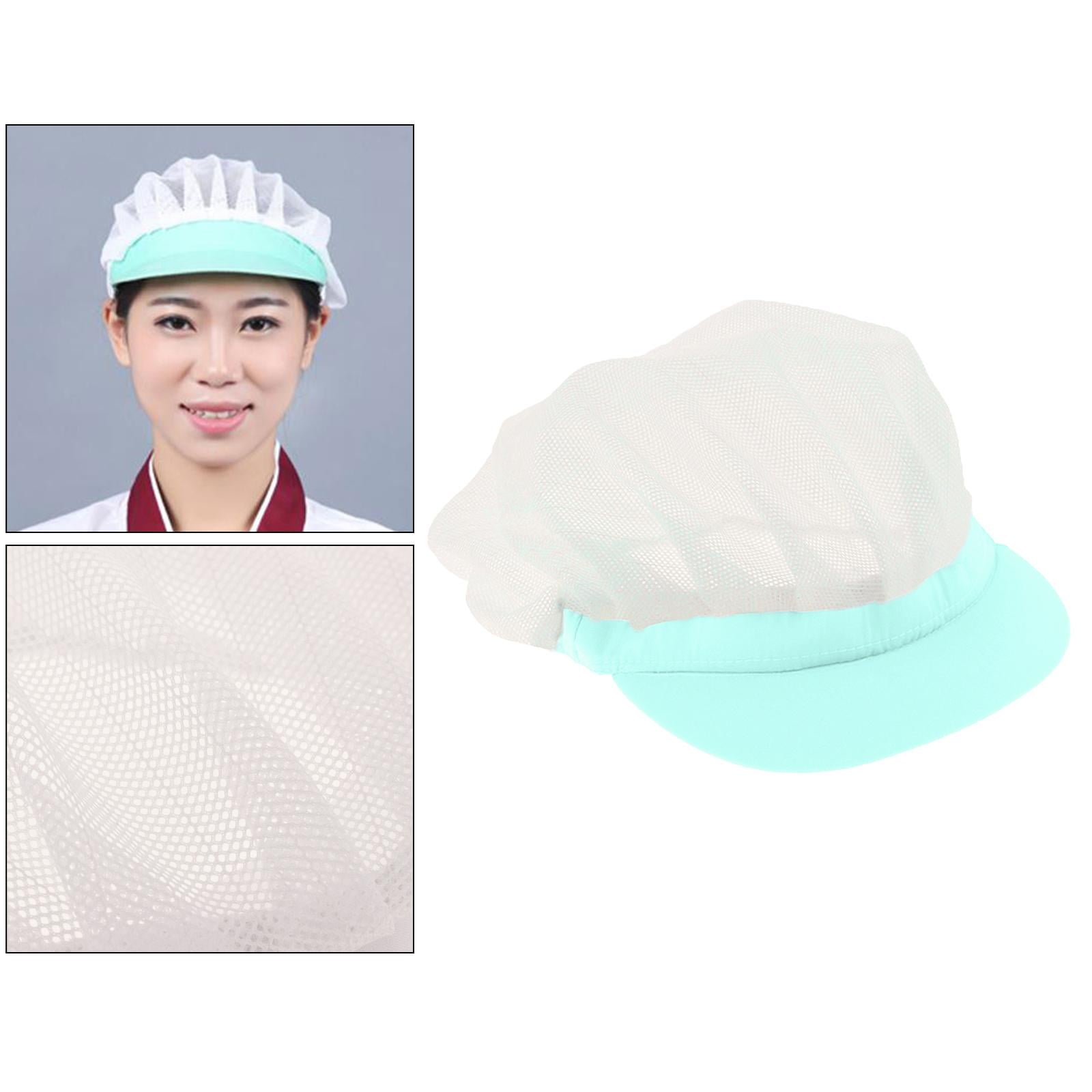 Chef Hats Mesh s Hair Nets Food Service Hats with Brim,for catering