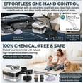 thumbnail image 7 of 2500W Steam Cleaner: Handheld High-Temperature Pressurized Steam Cleaner with 6 Adjustable Levels – Perfect for Kitchen, Bathroom, Car & Upholstery (White), 7 of 7