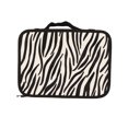 thumbnail image 1 of Bolso de peluquería Amonsee de cuero portátil en capas para herramientas de maquillaje, 1 of 8