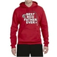 thumbnail image 2 of Wild Bobby, Best Rod Father Ever, Father's Day, Unisex Graphic Hoodie Sweatshirt, Red, Large, 2 of 4
