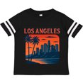 thumbnail image 3 of Inktastic Los Angeles Palm Trees Sunset Boys or Girls Toddler T-Shirt, 3 of 5