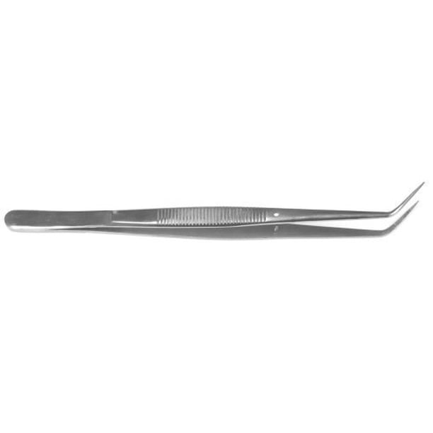 Surgical Grade Stainless Steel Tweezers 6 1/2" Angled RT76 by
