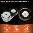 thumbnail image 4 of Unique Bargains 1 Set Kit de Tensor de Correa de Transmisión para Dodge Grand Caravan 3.6L V6 2011-2019 Kit de Correa Serpentina con Tensor 5184617AD/89056015/6PK1960/K060771, 4 of 7