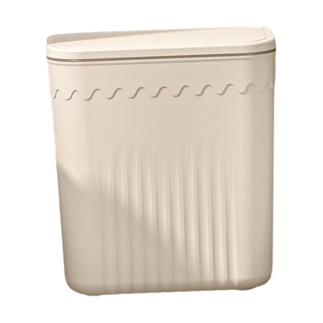 tredstone Cabinet Door Countertop Kitchen Waste Compost Bin Multifunctional Holder for Efficient Waste Management White 7L 1Set