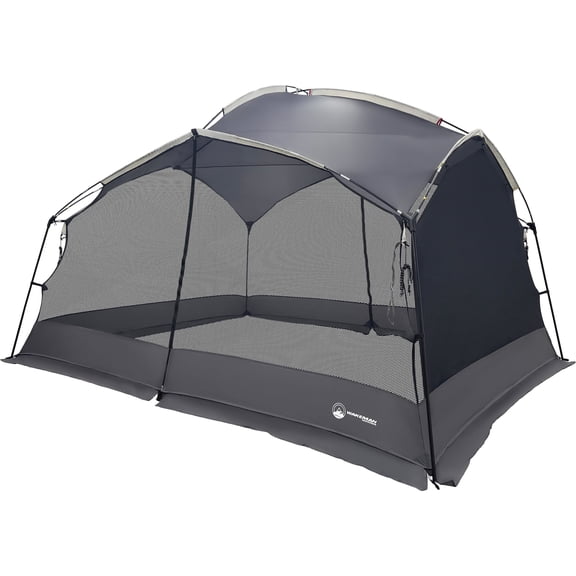 Wakeman Outdoors 12x10 Pop Up Canopy Tent with Screen Walls, Gray