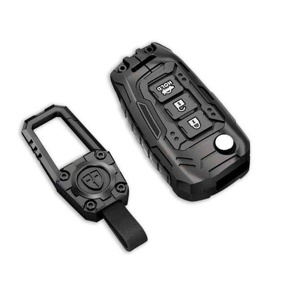 Key Fob Cover Compatible with Fit for Nissan Sentra Pulsar Rogue Select Sport Sylphy Zinc Alloy 3 Button Smart Keychain Case Holder Protector