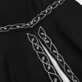 thumbnail image 5 of LEKWK Victorian Dress for Women Medieval Princess Dress Long Bell Sleeves Embroidery Trim Renaissance Dress Vintage Halloween Costume, 5 of 7
