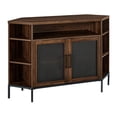 thumbnail image 1 of Maverick 48" Porte-Tv en Maille Industrielle d'Angle en Noyer Foncé, 1 of 4