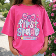 thumbnail image 4 of Back To School Shirt, Personalized Name and Grade Shirt, Custom Bow Pencil School Outfit, First Day Of School Gift, Cute Classroom Tee, 4 of 10