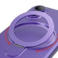 thumbnail image 5 of Feishell Fit for iPhone 16 Plus Magnetic Case Compatible with Magsafe,Shockproof Slim Invisible Ring Holder Kickstand Support Car Mount Camera Lens Film Protection Phone Case,Darkpurple, 5 of 7