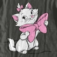 thumbnail image 4 of Disney The Aristocats Marie Bow Women's Short Sleeve Graphic T-Shirt (Dark Heather, S-XXL), 4 of 4