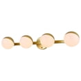 thumbnail image 2 of Living District Majesty 4-Light Metal Bath Sconce in Brass/Frosted White, 2 of 6