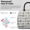 thumbnail image 3 of Dog Paw Print and Bone Cream Pattern Insulated Leakproof Lunch Box for Work, Lunch Bag for Women Men, Loncheras Para Mujer for Beach Travel Picnic Camping, 3 of 6