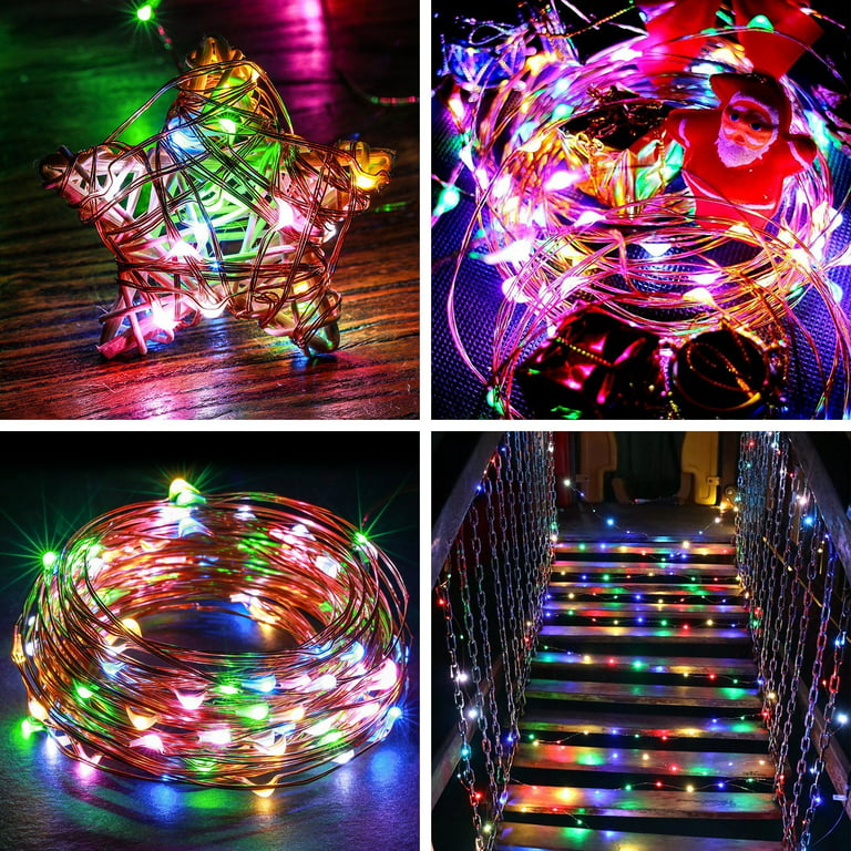 2 Set Fairy Lights Christmas String Lights Battery Operated 8