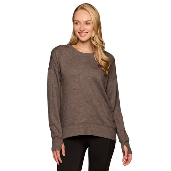 RBX Active Women's Lightweight French Terry Dolman Sweatshirt